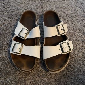 Women’s White Birkenstocks